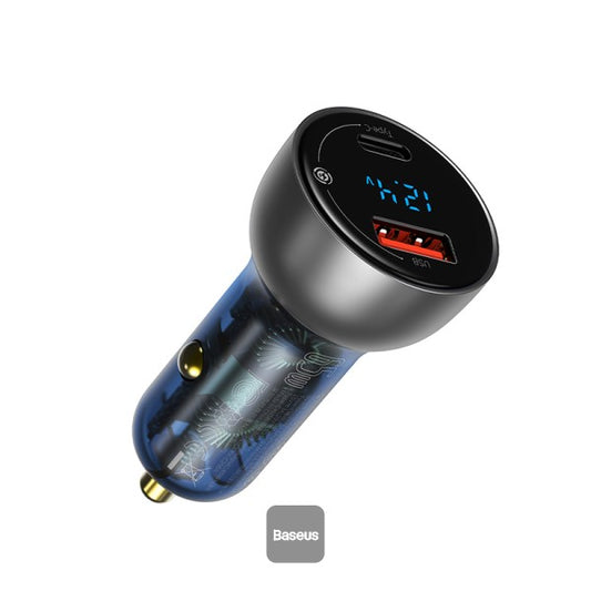 Baseus car charger USB / USB Type C 65 W 5 A SCP Quick Charge